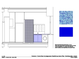 Entwurf u. Kostenschätzung Wohnung D.+G.